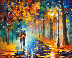 Couple-Walk painting