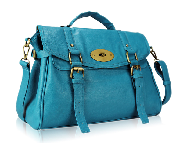 Blue Fauxel Bag