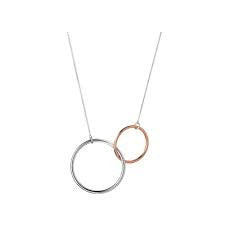 Twin Ring Necklace