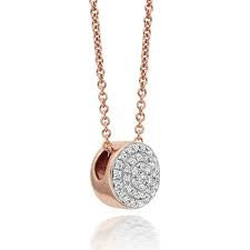 Diamond Gold Face Necklace